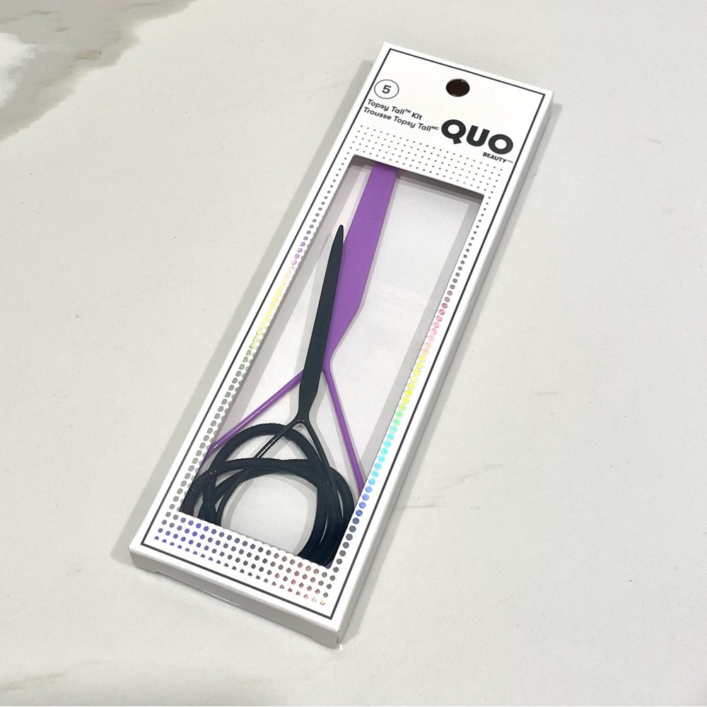 🟠5/$25 NEW Quo Beauty Topsy Tail Hair Styling Kit